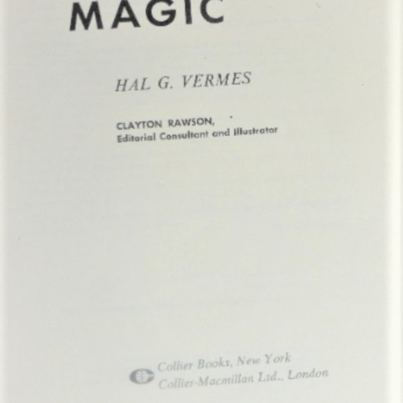 1963 1st Edi. Collier Quick Easy GUIDE to MAGIC Hal Vermes Magic Tricks Houdini - Picture 2 of 10